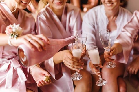 Champagne toast