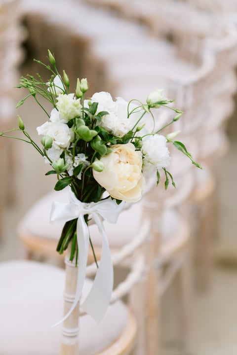 Wedding chair decor