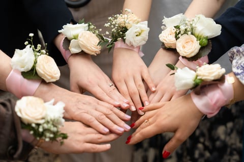 Bridesmaid bouquets