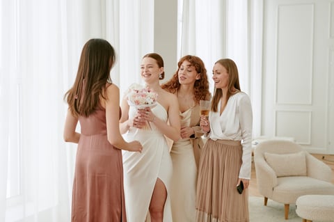 Bridesmaids celebration