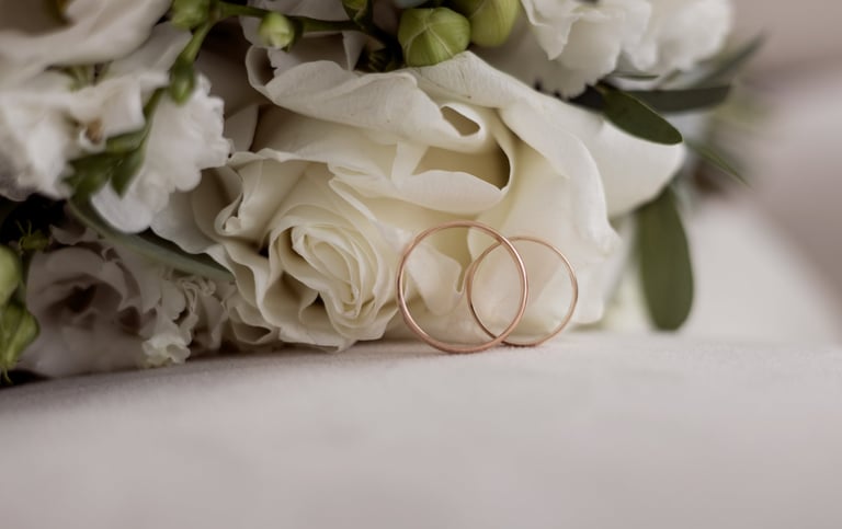 Wedding rings detail