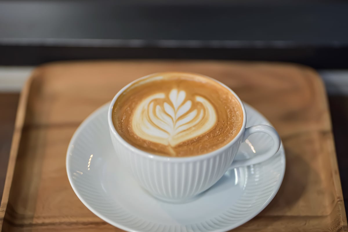 Fresh brewed coffee