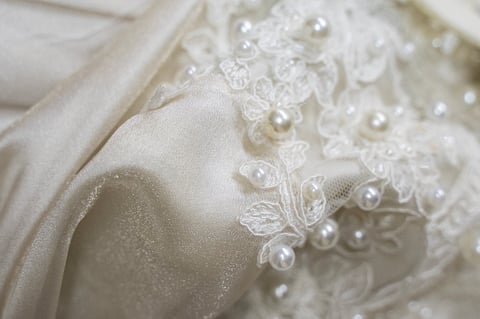 Wedding dress detail